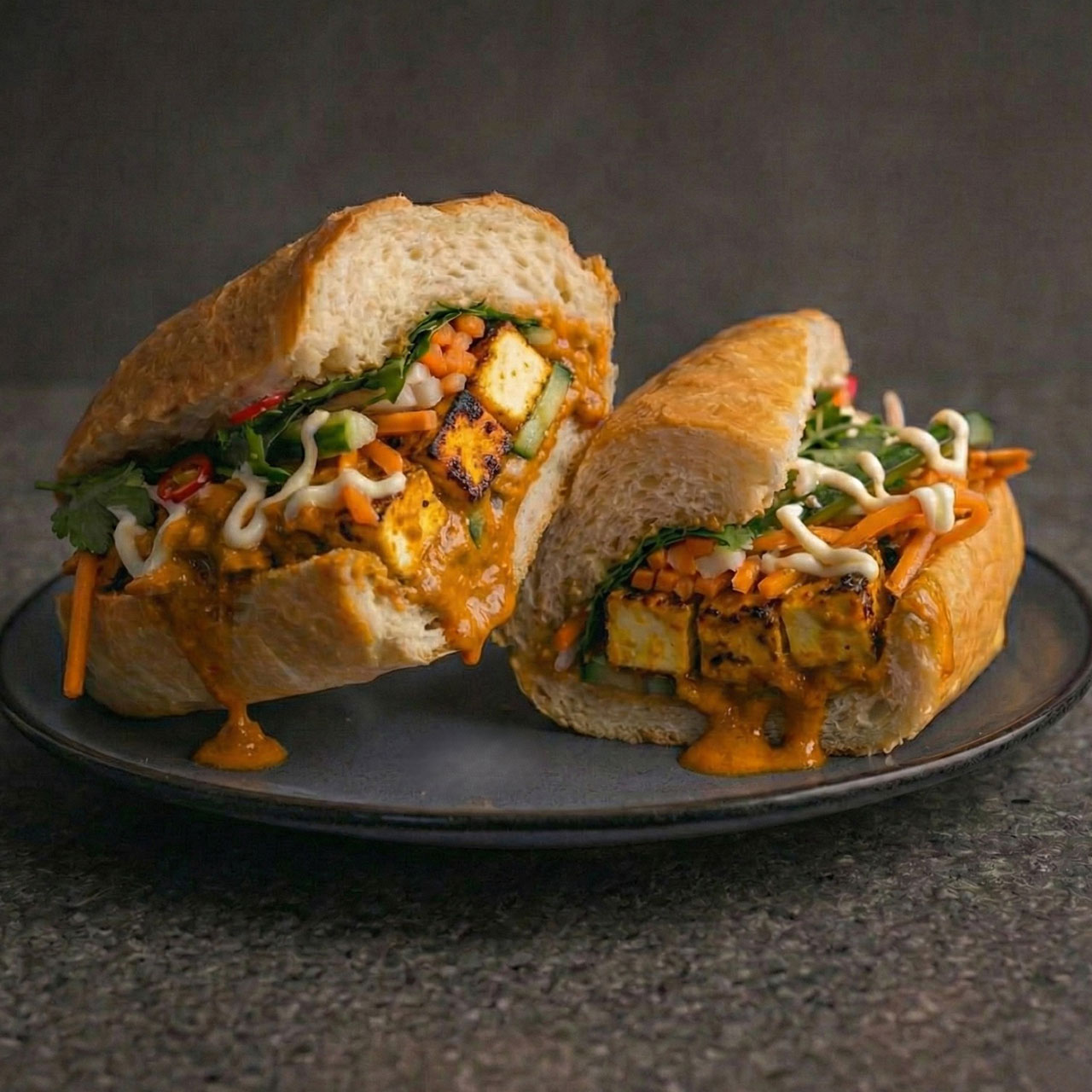 Paneer Tikka Banh Mi